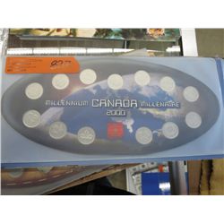 2000 Canadian Millennium $25 set