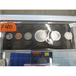 1967 Canadian Centennial year coins
