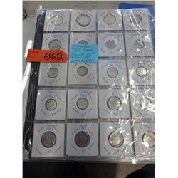 20 x 1967 Canadian Coins