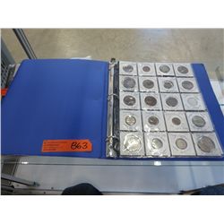 Binder of 40 Foreign Coins