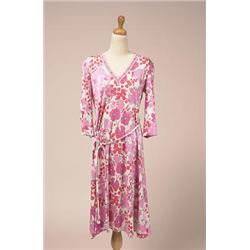 averardo bessi dress The dress is in a matte silk jersey, printed in shades of pink and white wit...