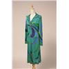 Image 1 : emilio pucci dress In silk jersey, the dress is printed with signature in jewel tone shades of gr...