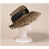 Image 1 : vintage jean Guy Ocelot hat The ocelot hat has a round crown, wide brown leather and suede ribbon...