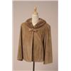 Image 1 : Vintage Eaton's pony and mink jacket The hip length light brown coloured pony coat has an attache...