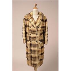 vintage revillon fitch coat The mid-length fitch fur coat has typically distinctive black and bro...
