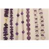 Image 1 : four amethyst bead necklaces The lot is comprised of: a single strand of round polished beads gra...