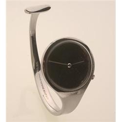 gentleman's georg jensen torun wristwatch The polished stainless case is numbered 8005 1 69828, c...