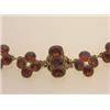 Image 1 : vintage gold and citrine necklace The necklace is comprised of ninety-two round and oval 56 mm. f...