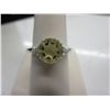 Image 1 : 2.87 carat round cut  - Yellow Topaz ring