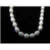 Image 1 : White Fresh Water Pearl strand necklace