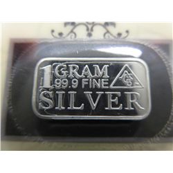 4 x 2014  American Mint .999 Silver 1 gram bars