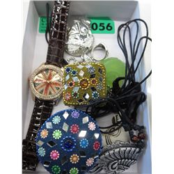 Box of misc. jewelry