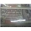 Image 1 : 4 x WWII Nazi German Reichsmark bills
