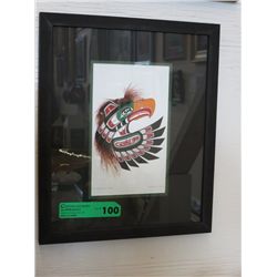 Richard Shorty print. "Thunderbird Mask"