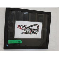 Richard Shorty print. "Wolf"