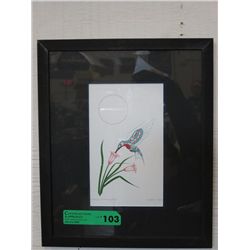 Richard Shorty print. "Serenity Hummingbird"