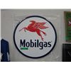Image 1 : Mobile Gas sign 23" dia.