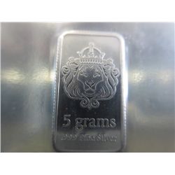 RARE Scottsdale Lionhead Silver Bar