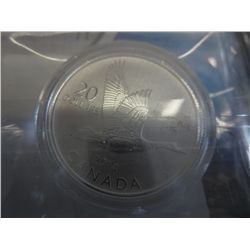 2014 Canada Silver $20.00 coin