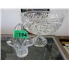 Image 1 : 2 Crystal dishes
