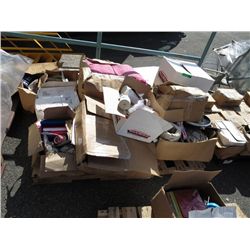 Skid of assorted office & industrial items