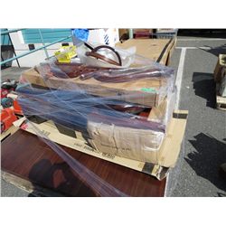 Skid of misc. furniture parts