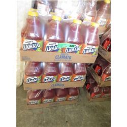 3 flats of Mott's Clamato juice