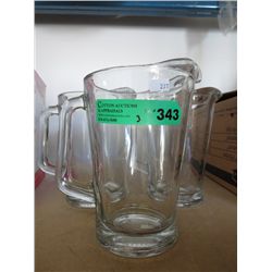 3 glass 2L pitchers