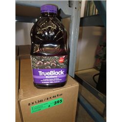 2 cases of TrueBlack Blackberry juice