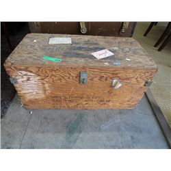 Wood trunk - 32" x 16" x 16"