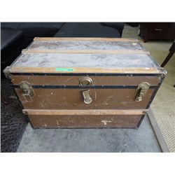 Wood trunk - 36" x 22" x 24"