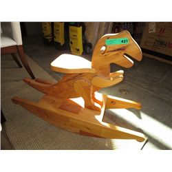 Children's dinosaur rocker