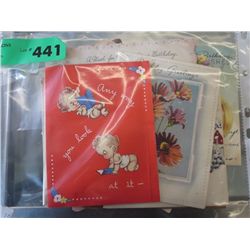Collections of very old greeting cards