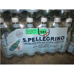 Case of San Pellegrino sparkling water