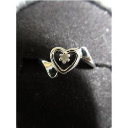 10KT Gold heart ring