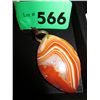 Image 1 : Agate pendant 2" x 1.5"