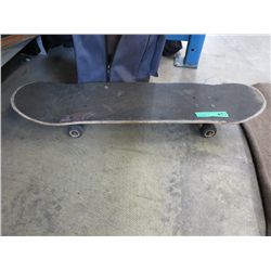 Used skateboard