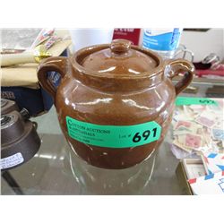 Bean pot 5" tall, 7" dia.