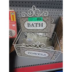 3 piece bathroom accessory set