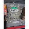 Image 1 : 3 piece bathroom accessory set