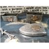 Image 2 : STERLING SILVER & GOLD LADIES BELT BUCKLE SOUTHWESTERN STYLE & FRATERNAL CHARM STERLING SILVER