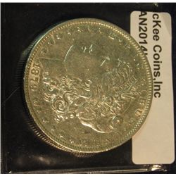 712. 1879 P Morgan Silver Dollar. EF 40.