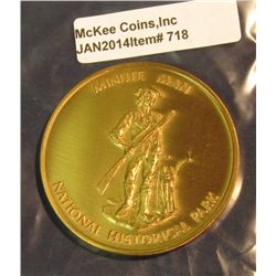 718. "Minute Man National Historical Park" Bronze medal. 51mm. 1.98 ozs.