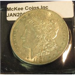 746. 1896 P Morgan Silver Dollar. AU 50.