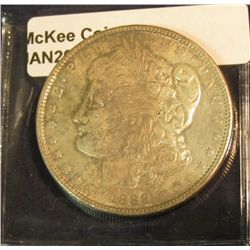 747. 1889 P Morgan Silver Dollar. EF-AU.