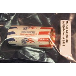 1518. 2007 D George Washington Presidential Dollar roll from the U.S. Mint in original wrapper. (25 