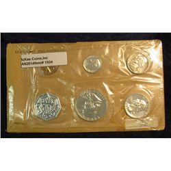 1524. 1961 Silver U.S. Proof Set. Original as issued in flat pack.