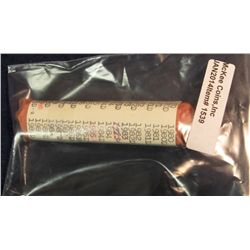 1539. 1970-94 P & D Complete Set of Lincoln Cents in a roll.