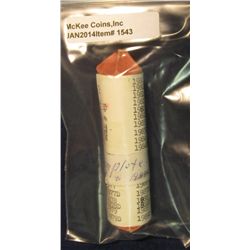 1543. 1975-99 P & D Complete Set of Lincoln Cents in a roll.