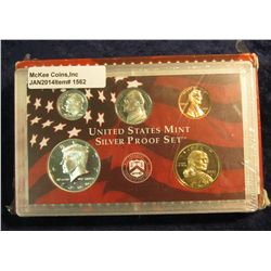 1562. 2000 S Silver U.S. Proof Set. Original as issued. Includes Quarter Set & Cent through Native A